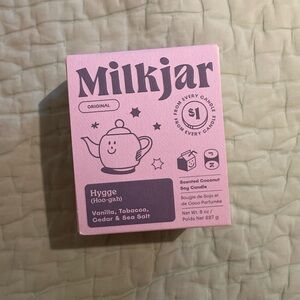 Milk jar Candle!